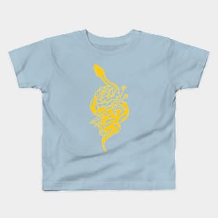 yellow snake Kids T-Shirt